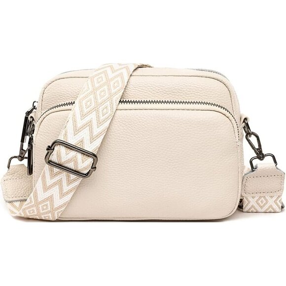 Handbags - Genuine Leather Crossbody Bag Small Shoulder Purse Trendy Everyday Use